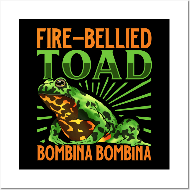 Fire-bellied Toad Wall Art by Modern Medieval Design